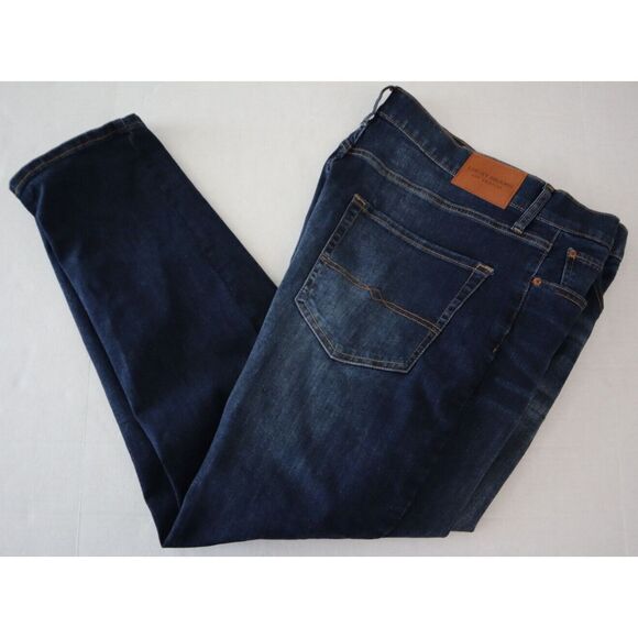 Lucky Brand 7MP10522 Men's Sz 36x30 Dark Blue 412 Athletic Slim Fit Denim Jeans - Picture 8 of 10